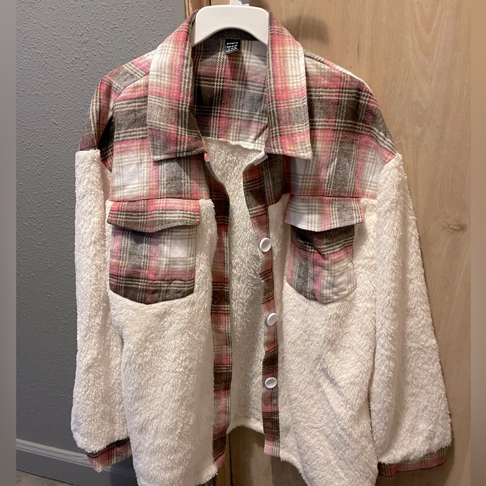 Fleece shacket